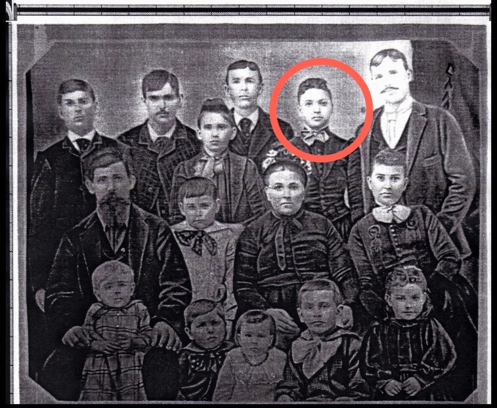 Anna Blackwell (Lavinia) pictured just before her wedding in 1890 / pioneerflunkies.com